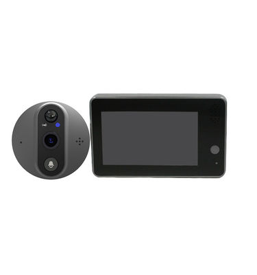 Motion Sensor Peephole Video Doorbell HD CMOS 2MP Pixel 46mm Diameter