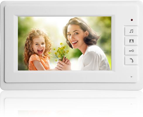 Smart Villa Front Door Intercom System 7 Inch TFT LCD Color Password Unlock