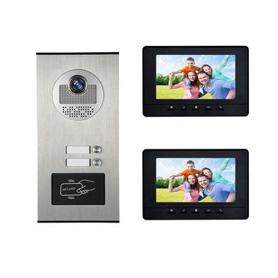 2 Way Apartment Video Doorbell Intercom System CCD Lens 800x480 Monitor