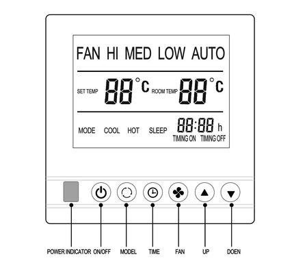 1200W Wifi Heating Electronic Programmable Room Stat Anti Freezing Touch Screen