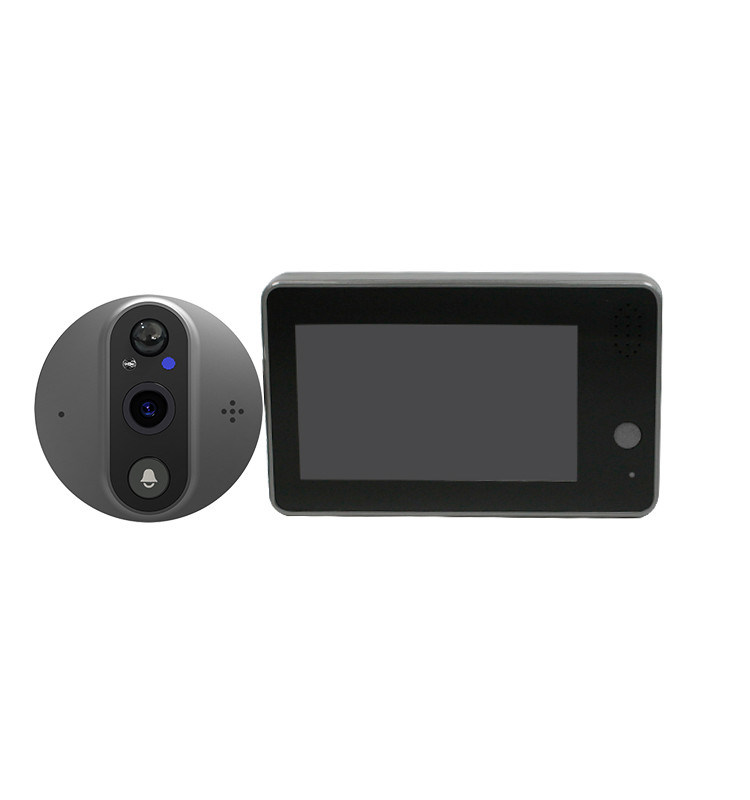 Motion Sensor Peephole Video Doorbell HD CMOS 2MP Pixel 46mm Diameter