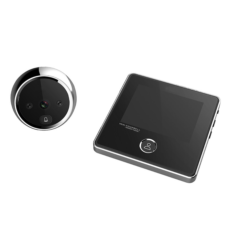 Clear Night Vision Peephole Video Doorbell electronic Viewer With 2.4 Inch Screen