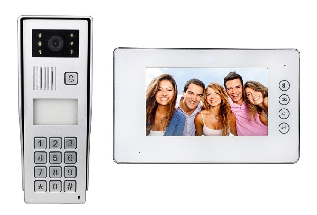 Villa Wifi 2 Wire Video Doorbell Intercom CCTV Fisheye Camera Extension